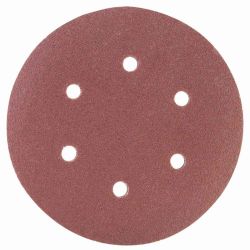 Круг шліфувальний самозачепний 6 отворів NINJA : Ø150 мм. Р180. універсальний Уп. 5 шт. [30]