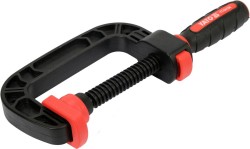 Струбцина з гвинтовим затискачем з нейлона YATO, тип 