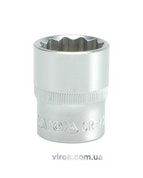 Головка торцева 12-гранна YATO : квадрат 1/2