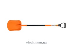 Лопата совкова FLO з метал. держаком з DY ручкою наконечником [120]