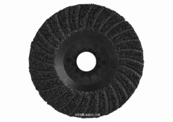 Диск шліфувальний універсальний YATO : Ø= 125/22.2 мм, Р60. дерево/метал/камінь [100]