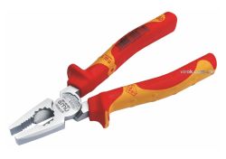 Плоскогубці комбіновані силові NWS CombiMax : L= 180 мм. ізольовані ручки VDE до 1000V