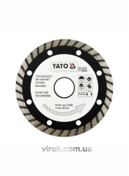 Диск алмазний турбо YATO : 