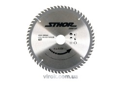 Диск пильний по дереву STHOR. Ø= 210/30 мм, h= 2,2 мм, 60 зубів [10/20]