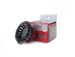 Щітка чашкова 65мм для кутов.шліфмашин дротяний трос