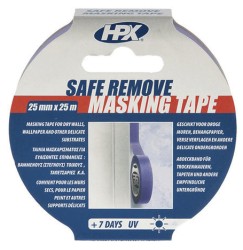 HPX Стрічка малярна легк.знят. 25мм*25м SR2525