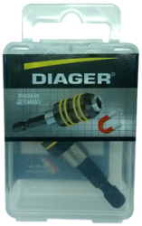 DIAGER FOX II Тримач біт 60мм магнітний D16 з обмежувачем