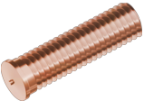 ISO13918 Гвинт М8х16 привар 4.8 обмідн