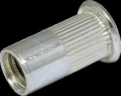 Гайка М6/3,5-6 клеп рифл А2 пл d9