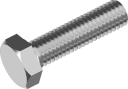 DIN933 Болт М10х120 5.8 цб пр