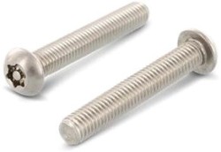 Гвинт М6х12 нпкр А2 TORX30 антивандал.