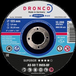 Диск по нерж.125x1.6х22.2 Dronco