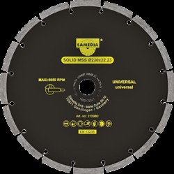 Диск унів.д/буд.125х2.3 сегм.алмаз Samedia