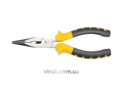 Щипці - тонкогубці VOREL : прямі, L= 160 мм [6/120]