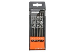 Набір свердл універсальних STHOR : YG6X, з 6-гран. хвостовиком-1/4