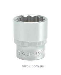 Головка торцева 12-гранна YATO : квадрат 1/2