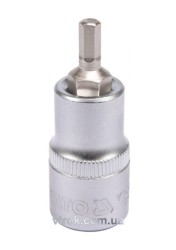 Головка торцева з насадкою HEX YATO : квадрат 1/2