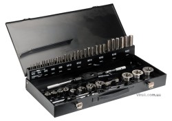 Мітчики і плашки YATO Ø= М3- М20 з воротками і плашкотримачами, 56 елем. [2]