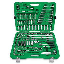 Набір інструменту комбінований 1/4", 3/8", 1/2" 163 од. TOPTUL GCAI163R