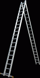 Драбина 2-секц. розкл. 2*20сх. 5,29-9,19м VHR Р