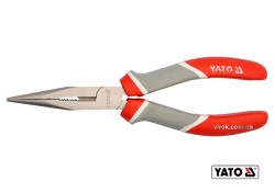 Тонкогубці нікельовані YATO : L= 160 мм [6/60]