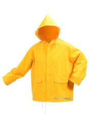 Куртка з капюшоном водонепроникна жовта VOREL, розм. XXXL [20]