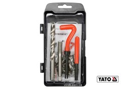 Приладдя для відновлення внутрішньої різьби YATO : М10 x 1.5 мм, HSS 4241/4341, 30 шт [20/40]