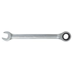 Ключ ріжково-накидний трещеточний 24мм CrV polished SIGMA (6022241)