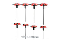 Ключі шестигранні YATO : тип "T", двосторонні, Набір 8 шт. [12/24]