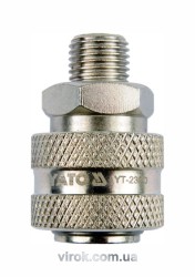 Швидкоз'єднувана муфта YATO з зовніш. різьбою Ø= 3/8