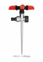 Зрошувач обертовий 3-сторонній YATO на кілку, до шлангу 1/2