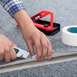 CARPET TAPE - 50мм x 25м - для килимових покриттів та лінолеуму, двостороння стрічка