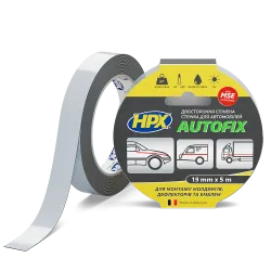 AVTOFIX MSE - 19мм x 5м - автомобільна двостороння клейка стрічка