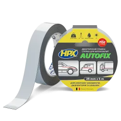 AVTOFIX MSE - 25мм x 5м - автомобільна двостороння клейка стрічка