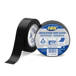 HPX 52100 - 19мм x 10м, чорна, VDE-стандарт - автомобільна ізоляційна стрічка