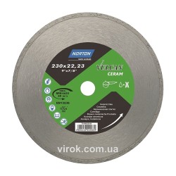 Диск алмазний VULCAN TILE по керамічній плитці: Ø= 230/ 22.23 мм (DW)
