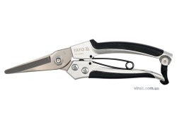 Сікатор YATO : Нержавіюча сталь, алюміній, L= 200 мм, лезо M= 55 мм [12/60]