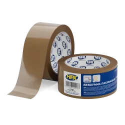 "Безшумна" - 50мм х 66м, коричнева, пакувальна клейка стрічка HPX