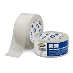 "Безшумна"- 50мм х 66м, прозора, пакувальна клейка стрічка HPX