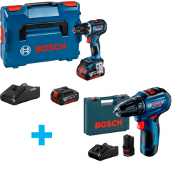 Шуруповерт ударний акумуляторний Bosch GSR 18V-90 C 18В 2х5Аг (0.601.9K6.006)