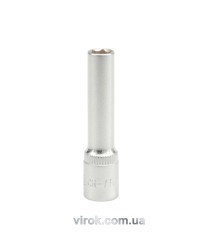 Головка торцева 6-гранна YATO : подовжена, квадрат 1/4