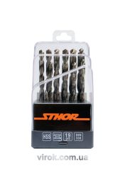 Набір свердл по металу STHOR HSS. Ø= 1,0-10,0 мм, 19 шт. [5/30]