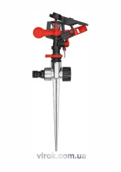 Зрошувач імпульсний 6-режимний YATO на кілку, до шлангу 1/2