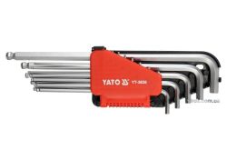 Шестигранники дюймові YATO з шаром подовжені Набір 12шт. [6/36]