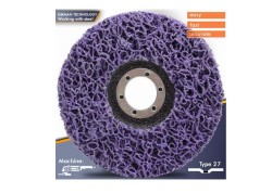 Круг зачисний 125*22 пористий фіолетовий (для зняття фарби)