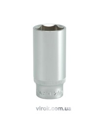 Головка торцева 6-гранна YATO : подовжена, квадрат 1/2