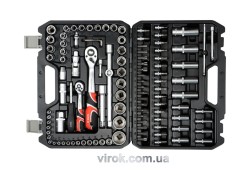 Набір головок торцевих YATO : квадрат 1/2