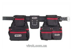 Пояс YATO з 21 кишенями для цвяхів та інструментів [10]