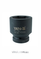 Головка торцева ударна 6-гранна YATO : квадрат 1