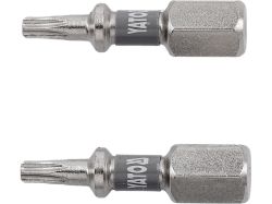 Насадка викруткова YATO TORX T10 х 25мм. HEX 1/4", покрита нікелем, 2шт.[10]